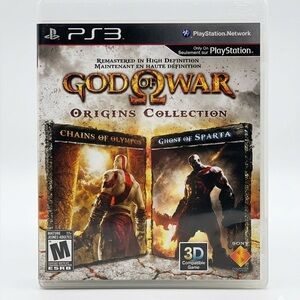 God of War Origins Collection for PS3 Chains of Olympus & Ghost of Sparta